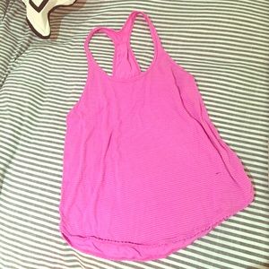 Lululemon pink tank top